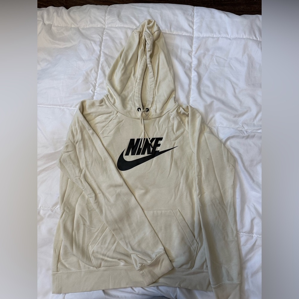 Nike Off-White Hoodie with Black Logo